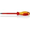 98 24 03 Screwdriver for cross recessed screws Phillips® insulating multi-component handle, VDE-tested burnished 270 mm